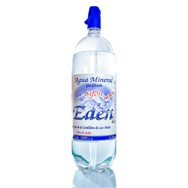 Edén Sifón con gas tipo soda 1,8 litros