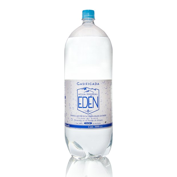 Edén Con Gas 3 litros