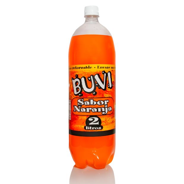 Bebida BUVI Naranja 2 litros