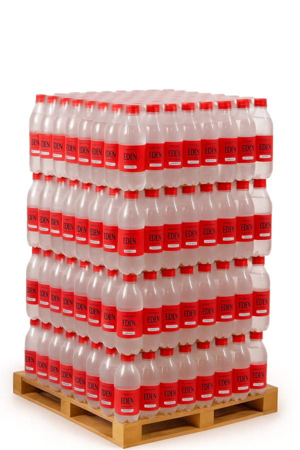 Pallet Agua Sabor Frutilla 500ml – Con Gas (1.848 unid.)