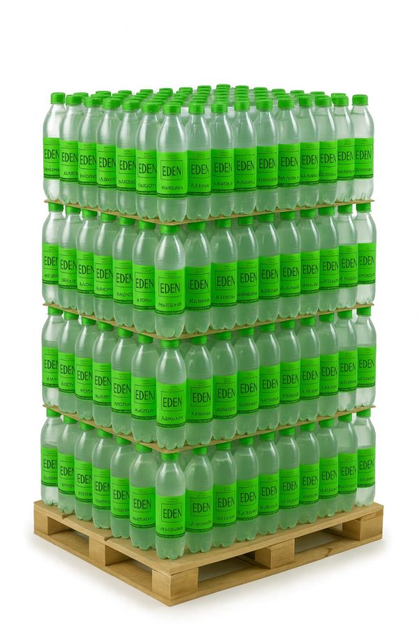 Pallet Agua Sabor Manzana 500ml – Con Gas (1.848 unid.)
